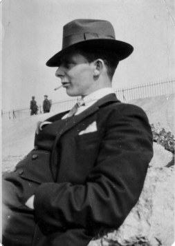 George, about 1929, at the Leasowe embankment.