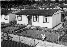 Prefabricated houses in Belle Vale, 1953.