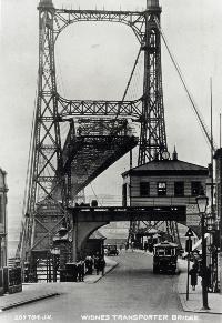 The Widnes-Runcorn Transporter Bridge.