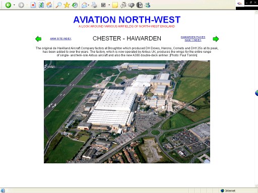 De Havilland aircraft factory at Broughton, near Chester.